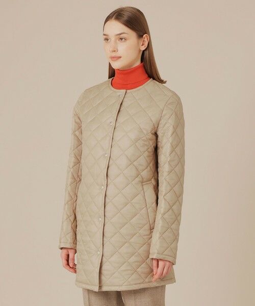 MACKINTOSH LONDON(L Size) / マッキントッシュ ロンドン (エル サイズ) その他アウター | 【Precious12月号/婦人画報11月【L】【TilburyNocollarmiddle/ティルベリーノーカラーミドル】エアリーキルティングノーカラーコート | 詳細5