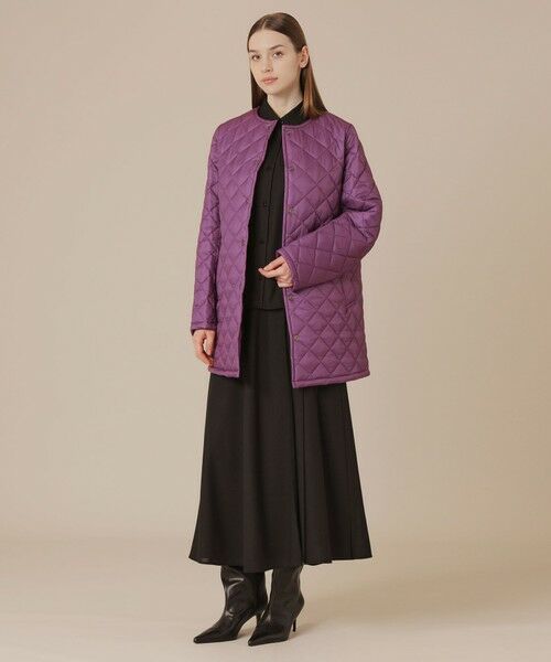 MACKINTOSH LONDON(L Size) / マッキントッシュ ロンドン (エル サイズ) その他アウター | 【Precious12月号/婦人画報11月【L】【TilburyNocollarmiddle/ティルベリーノーカラーミドル】エアリーキルティングノーカラーコート | 詳細2