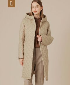 MACKINTOSH LONDON(L Size) / マッキントッシュ ロンドン (エル サイズ) その他アウター | 【L】【Tilbury hood long/ティルベリーフードロング】エアリーキルティングノーカラーコートフーデットコート