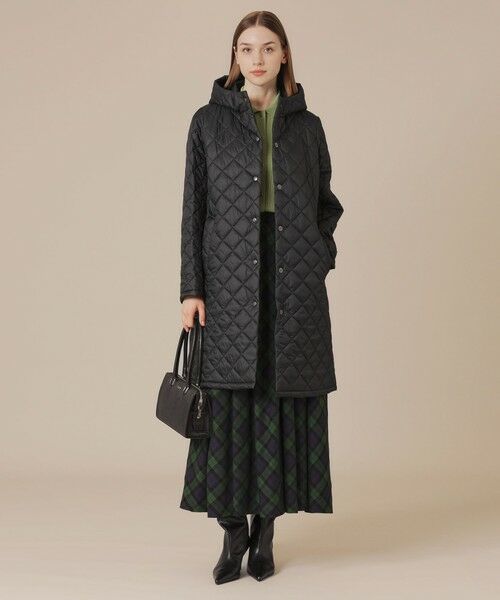 MACKINTOSH LONDON(L Size) / マッキントッシュ ロンドン (エル サイズ) その他アウター | 【L】【Tilbury hood long/ティルベリーフードロング】エアリーキルティングノーカラーコートフーデットコート | 詳細1
