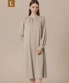 MACKINTOSH LONDON(L Size) / マッキントッシュ ロンドン (エル サイズ) ロング・マキシ丈ワンピース | 【L】ウールプレーティングワンピース