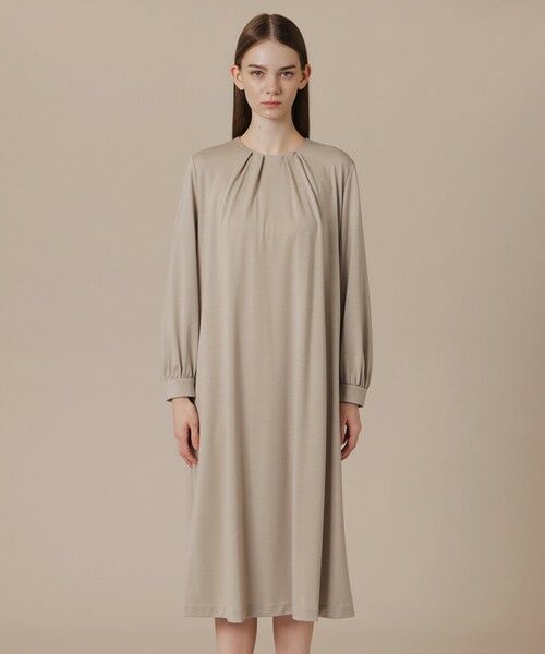 MACKINTOSH LONDON(L Size) / マッキントッシュ ロンドン (エル サイズ) ロング・マキシ丈ワンピース | 【L】ウールプレーティングワンピース | 詳細3