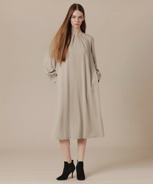 MACKINTOSH LONDON(L Size) / マッキントッシュ ロンドン (エル サイズ) ロング・マキシ丈ワンピース | 【L】ウールプレーティングワンピース | 詳細2