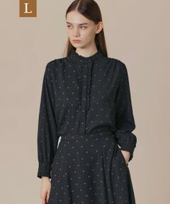 MACKINTOSH LONDON(L Size) / マッキントッシュ ロンドン (エル サイズ) シャツ・ブラウス | 【L】Ｍドットプリントブラウス