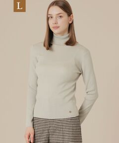 MACKINTOSH LONDON(L Size) / マッキントッシュ ロンドン (エル サイズ) ニット・セーター | 【L】クリアーニットタートルネックプルオーバー