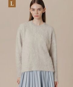 MACKINTOSH LONDON(L Size) / マッキントッシュ ロンドン (エル サイズ) ニット・セーター | 【L】ファーカシミヤニットプルオーバー