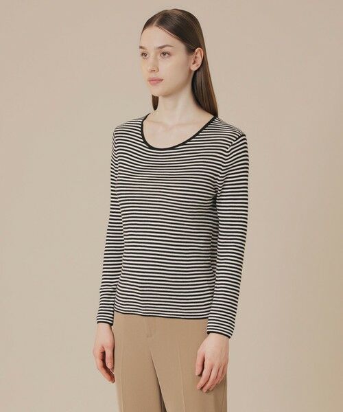 MACKINTOSH LONDON(L Size) / マッキントッシュ ロンドン (エル サイズ) ニット・セーター | 【L】【SUPER FINE LAB.】メルテッドサウラコットンクルーネックプルオーバー | 詳細7