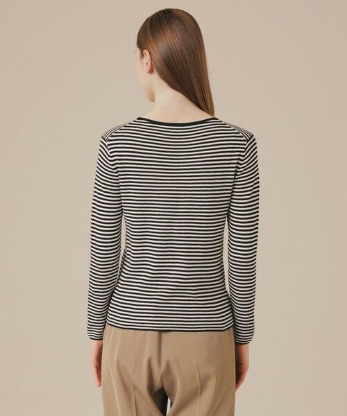 MACKINTOSH LONDON(L Size) / マッキントッシュ ロンドン (エル サイズ) ニット・セーター | 【L】【SUPER FINE LAB.】メルテッドサウラコットンクルーネックプルオーバー | 詳細8