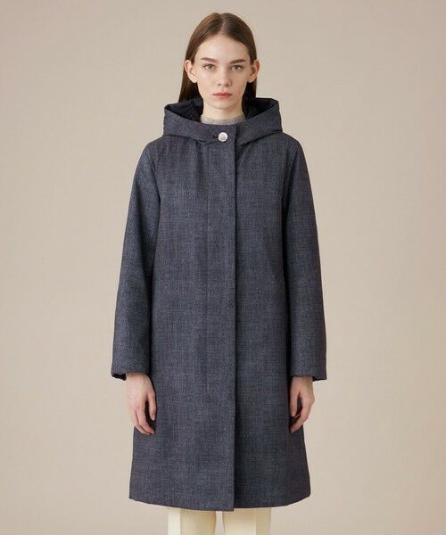 MACKINTOSH LONDON(L Size) / マッキントッシュ ロンドン (エル サイズ) その他アウター | 【L】【ROSLEY/ロズリーフード】デニムプリントソロタフタコート | 詳細3