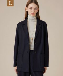 MACKINTOSH LONDON(L Size) / マッキントッシュ ロンドン (エル サイズ) ノーカラージャケット | 【L】ウールスムースジャケット