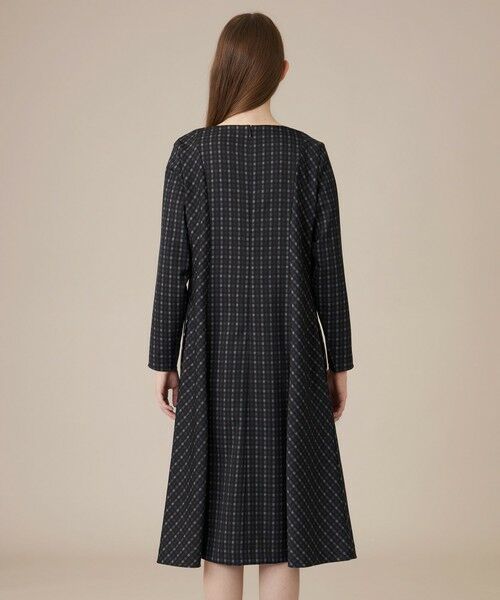 MACKINTOSH LONDON(L Size) / マッキントッシュ ロンドン (エル サイズ) ロング・マキシ丈ワンピース | 【L】プリントチェックワンピース | 詳細6