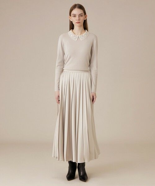 MACKINTOSH LONDON(L Size) / マッキントッシュ ロンドン (エル サイズ) ニット・セーター | 【L】レースカラーコンビニットプルオーバー | 詳細4