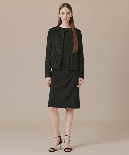 MACKINTOSH LONDON(L Size) / マッキントッシュ ロンドン (エル サイズ) ノーカラージャケット | 【L】ツイードノーカラージャケット | 詳細1