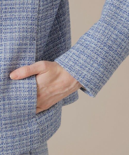 MACKINTOSH LONDON(L Size) / マッキントッシュ ロンドン (エル サイズ) ノーカラージャケット | 【L】ツイードノーカラージャケット | 詳細5