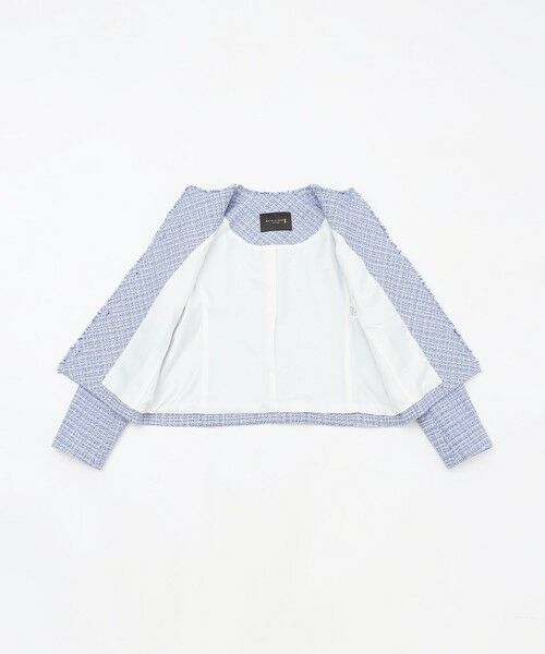 MACKINTOSH LONDON(L Size) / マッキントッシュ ロンドン (エル サイズ) ノーカラージャケット | 【L】ツイードノーカラージャケット | 詳細7