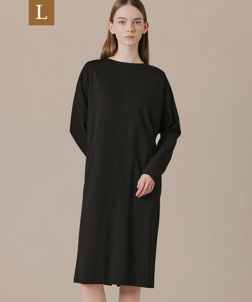 MACKINTOSH LONDON(L Size) / マッキントッシュ ロンドン (エル サイズ) ロング・マキシ丈ワンピース | 【L】ストレッチポンチワンピース（ブラック）