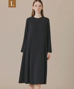 MACKINTOSH LONDON(L Size) / マッキントッシュ ロンドン (エル サイズ) ロング・マキシ丈ワンピース | 【L】トリアセテートエアリークロスワンピース