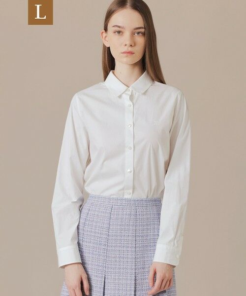 MACKINTOSH LONDON(L Size) / マッキントッシュ ロンドン (エル サイズ) シャツ・ブラウス | 【L】【The Essential Collection】コットンブロードシャツ（オフホワイト）