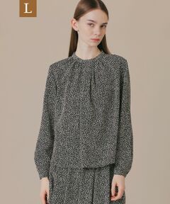 MACKINTOSH LONDON(L Size) / マッキントッシュ ロンドン (エル サイズ) シャツ・ブラウス | 【L】ライスドットプリントブラウス