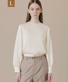 MACKINTOSH LONDON(L Size) / マッキントッシュ ロンドン (エル サイズ) シャツ・ブラウス | 【L】トリアセテートジョーゼットブラウス