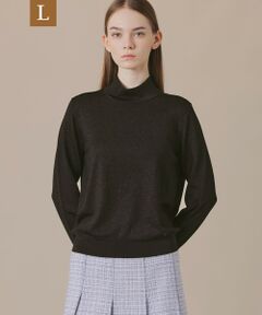 MACKINTOSH LONDON(L Size) / マッキントッシュ ロンドン (エル サイズ) ニット・セーター | 【L】シルキーラメニットタートルネック
