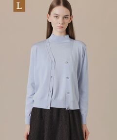 MACKINTOSH LONDON(L Size) / マッキントッシュ ロンドン (エル サイズ) ニット・セーター | 【L】シルキーラメニットカーディガン