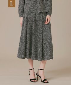 MACKINTOSH LONDON(L Size) / マッキントッシュ ロンドン (エル サイズ) ロング・マキシ丈スカート | 【L】ライスドットプリントスカート