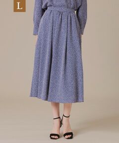 MACKINTOSH LONDON(L Size) / マッキントッシュ ロンドン (エル サイズ) ロング・マキシ丈スカート | 【L】ライスドットプリントスカート