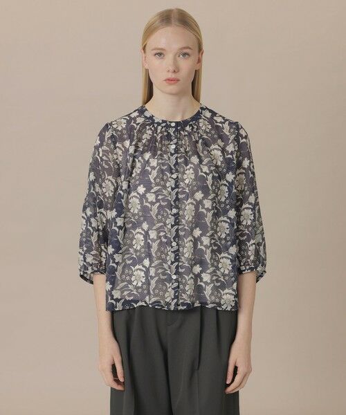 MACKINTOSH LONDON(L Size) / マッキントッシュ ロンドン (エル サイズ) シャツ・ブラウス | 【L】【BIBURY FLOWER】バイブリーオーガンジーブラウス | 詳細5