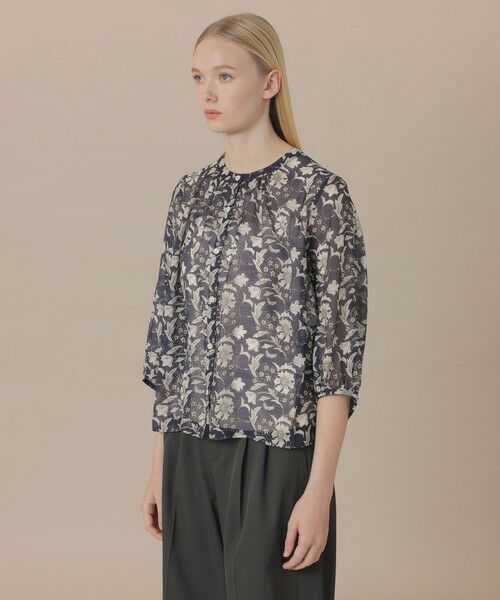 MACKINTOSH LONDON(L Size) / マッキントッシュ ロンドン (エル サイズ) シャツ・ブラウス | 【L】【BIBURY FLOWER】バイブリーオーガンジーブラウス | 詳細6