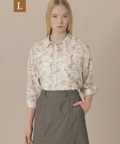 MACKINTOSH LONDON(L Size) / マッキントッシュ ロンドン (エル サイズ) シャツ・ブラウス | 【L】【BIBURY FLOWER】エッチングバイブリーブラウス