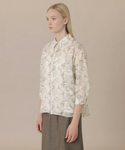 MACKINTOSH LONDON(L Size) / マッキントッシュ ロンドン (エル サイズ) シャツ・ブラウス | 【L】【BIBURY FLOWER】エッチングバイブリーブラウス | 詳細3
