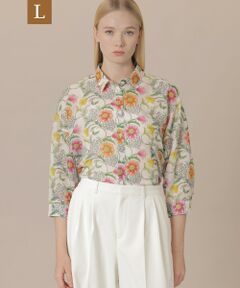 MACKINTOSH LONDON(L Size) / マッキントッシュ ロンドン (エル サイズ) シャツ・ブラウス | 【婦人画報4月号掲載】【L】【BIBURY FLOWER】ドローイングカラフルバイブリーブラウス