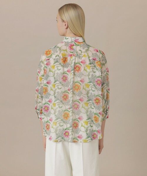 MACKINTOSH LONDON(L Size) / マッキントッシュ ロンドン (エル サイズ) シャツ・ブラウス | 【婦人画報4月号掲載】【L】【BIBURY FLOWER】ドローイングカラフルバイブリーブラウス | 詳細4