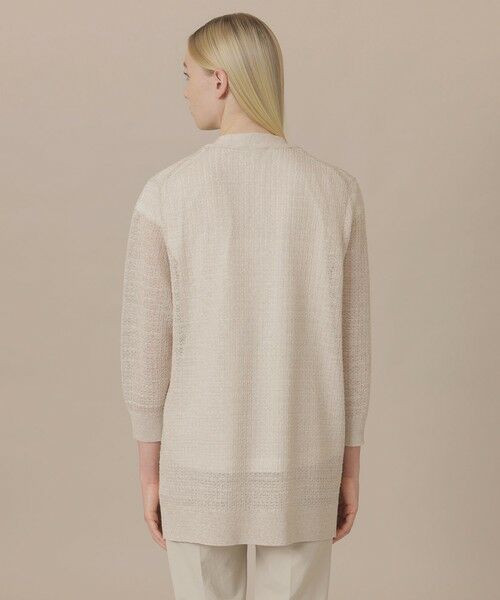 MACKINTOSH LONDON(L Size) / マッキントッシュ ロンドン (エル サイズ) ニット・セーター | 【婦人画報4月号掲載】【L】ラスターリネンニットロングカーディガン | 詳細5