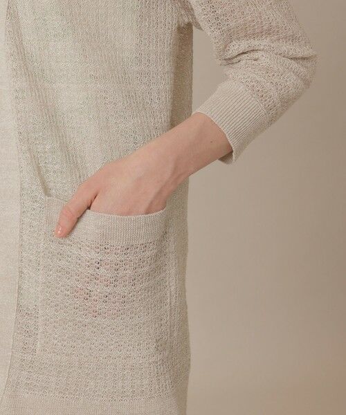 MACKINTOSH LONDON(L Size) / マッキントッシュ ロンドン (エル サイズ) ニット・セーター | 【婦人画報4月号掲載】【L】ラスターリネンニットロングカーディガン | 詳細6