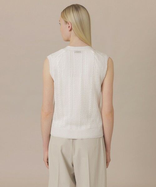 MACKINTOSH LONDON(L Size) / マッキントッシュ ロンドン (エル サイズ) ニット・セーター | 【婦人画報4月号掲載】【L】ラスターリネンニットベスト | 詳細6