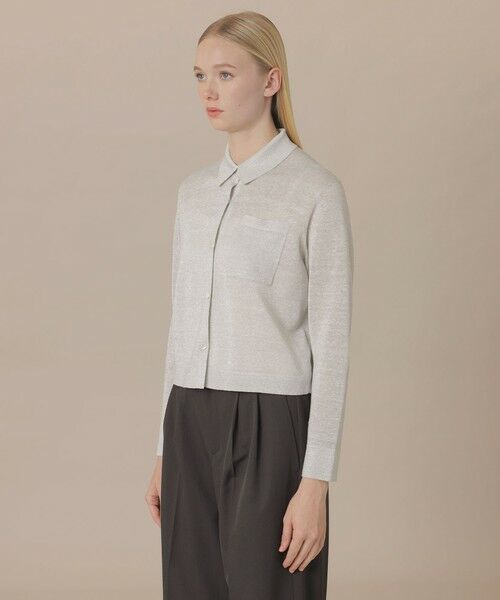 MACKINTOSH LONDON(L Size) / マッキントッシュ ロンドン (エル サイズ) ニット・セーター | 【婦人画報4月号掲載】【L】シャイニーリネンニットシャツ | 詳細5