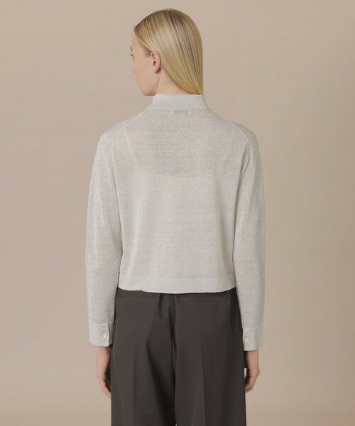 MACKINTOSH LONDON(L Size) / マッキントッシュ ロンドン (エル サイズ) ニット・セーター | 【婦人画報4月号掲載】【L】シャイニーリネンニットシャツ | 詳細6