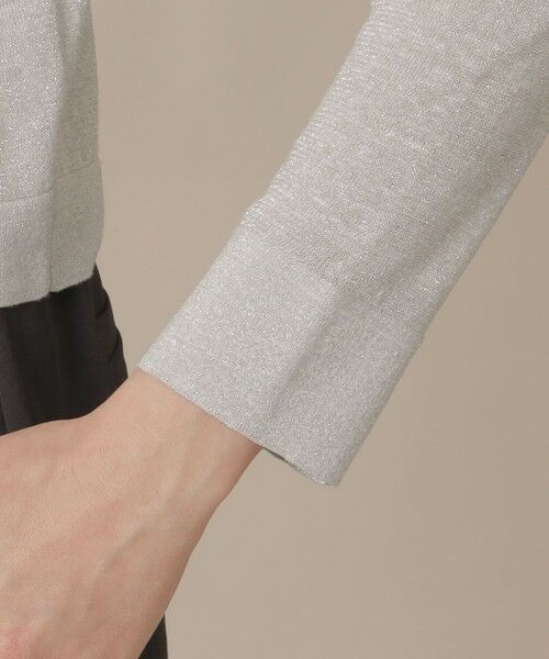 MACKINTOSH LONDON(L Size) / マッキントッシュ ロンドン (エル サイズ) ニット・セーター | 【婦人画報4月号掲載】【L】シャイニーリネンニットシャツ | 詳細7