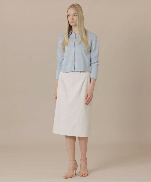 MACKINTOSH LONDON(L Size) / マッキントッシュ ロンドン (エル サイズ) ニット・セーター | 【婦人画報4月号掲載】【L】シャイニーリネンニットシャツ | 詳細2