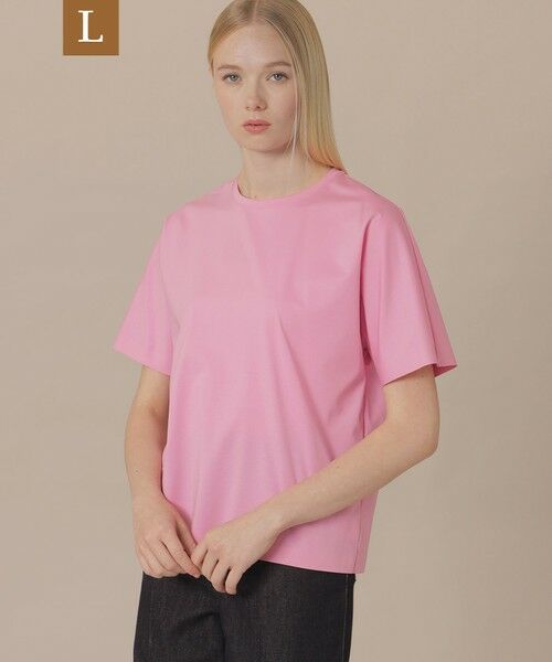 MACKINTOSH LONDON(L Size) / マッキントッシュ ロンドン (エル サイズ) カットソー | 【婦人画報4月号掲載】【L】【The Essential Collection】プレーティング天竺Tシャツ（ピンク系2）