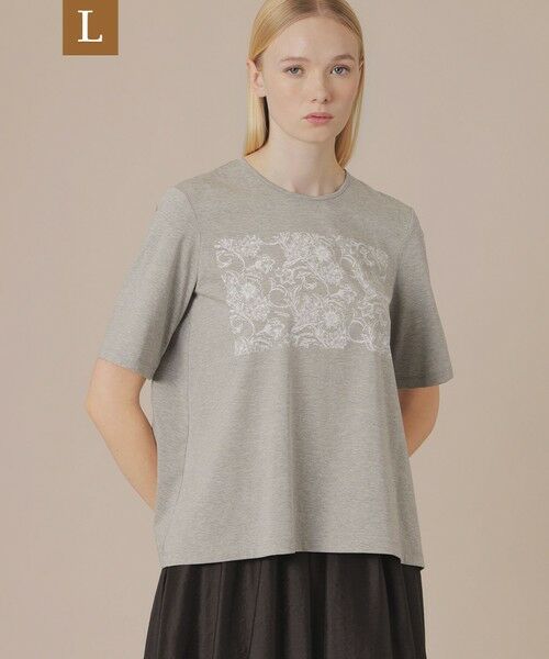 MACKINTOSH LONDON(L Size) / マッキントッシュ ロンドン (エル サイズ) カットソー | 【L】【BIBURY FLOWER】ドローインググラフィックバイブリーTシャツ（グレー系1）