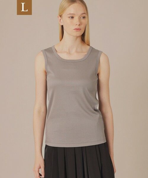 MACKINTOSH LONDON(L Size) / マッキントッシュ ロンドン (エル サイズ) カットソー | 【L】シャインリブタンクトップ（グレー系1）