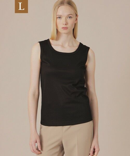MACKINTOSH LONDON(L Size) / マッキントッシュ ロンドン (エル サイズ) カットソー | 【L】シャインリブタンクトップ（ブラック）