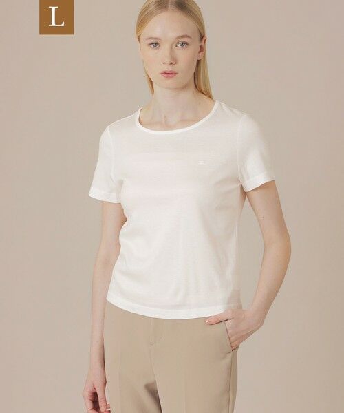 MACKINTOSH LONDON(L Size) / マッキントッシュ ロンドン (エル サイズ) カットソー | 【L】シャインリブTシャツ（オフホワイト）