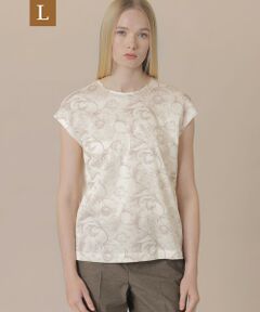 MACKINTOSH LONDON(L Size) / マッキントッシュ ロンドン (エル サイズ) カットソー | 【婦人画報4月号掲載】【L】【BIBURY FLOWER】エッチングバイブリーTシャツ