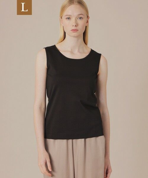 MACKINTOSH LONDON(L Size) / マッキントッシュ ロンドン (エル サイズ) カットソー | 【L】【SUPER FINE LAB.】パウダーシュガーコットンタンクトップ（ブラック）