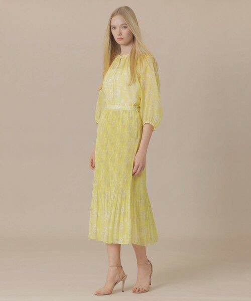 MACKINTOSH LONDON(L Size) / マッキントッシュ ロンドン (エル サイズ) ロング・マキシ丈スカート | 【婦人画報4月号掲載】【L】【BIBURY FLOWER】バイブリーオーガンジースカート | 詳細4