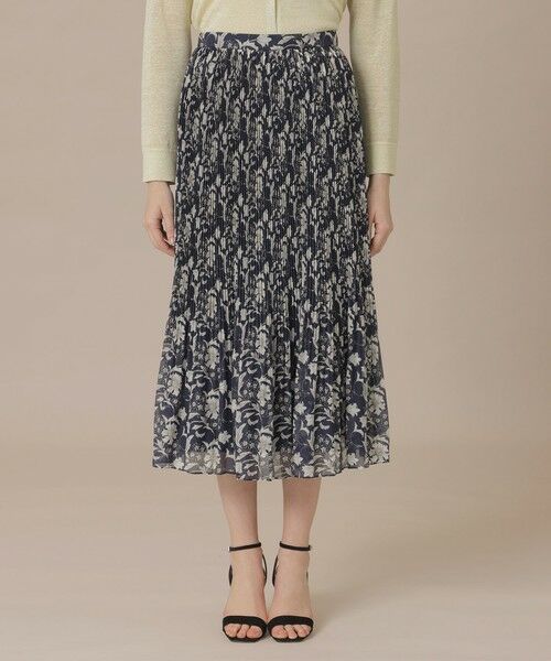 MACKINTOSH LONDON(L Size) / マッキントッシュ ロンドン (エル サイズ) ロング・マキシ丈スカート | 【婦人画報4月号掲載】【L】【BIBURY FLOWER】バイブリーオーガンジースカート | 詳細5